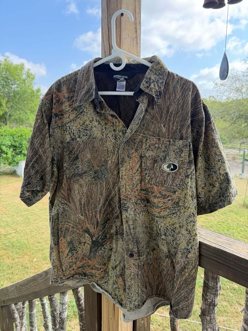 Mossy Oak Pursuit Men's Short Sleeve Vented Performance Fishing Hunting Shirt